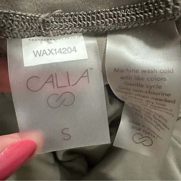 CALIA By Carrie Women's Inspire Adjustable Strap Jumpsuit Size Small Gray - Picture 11 of 12